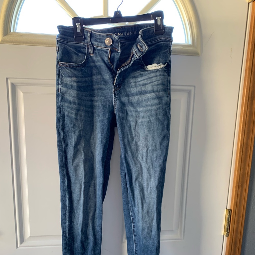 American eagle, high rise, size 4 regular
